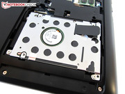 Die 1000 GByte große HDD arbeitet mit 5400 U/Min.
