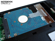 Die HDD läuft mit 5400 Umdrehungen pro Minute.