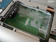 Bei Bedarf kann eine zweite Festplatte nachgerüstet werden.