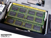 Der DDR3-Arbeitsspeicher reicht von zwei bis zu acht GByte.