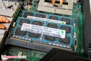 Medion verbaut acht GByte DDR3-Arbeitsspeicher.