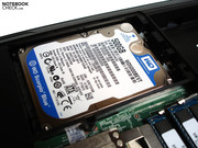 Das Notebook beherbergt zwei Festplatten.
