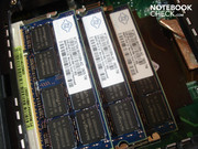 Das G72GX besitzt 6144 MByte DDR2-800 Arbeitsspeicher