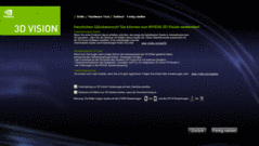 3D Vision Einrichtung