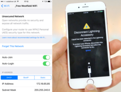 Die neueste Betaversion von iOS 10 warnt vor Wasser und offenen Netzwerken.