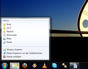 Über sogenannte Sprunglisten kann man bei darauf programmierten Anwendungen per Rechtsklick auf deren Komfortfunktionen zurückgreifen.