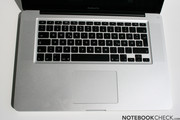 Die Tastatur ist entspricht dem derzeitigen Apple-Standard.