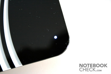 Die blaue LED zeigt den Betriebszustand