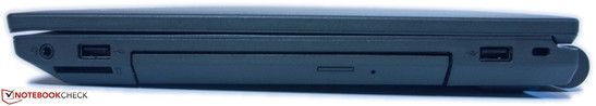 Lenovo ThinkPad L440 - Anschlüsse, rechte Seite