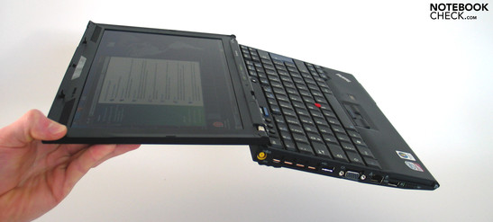 Nahezu unverwüstliches Gehäuse des Thinkpad X200s