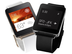 LG Smartwatch G Watch: Staub- und wasserdicht in den Farben Gold und Schwarz