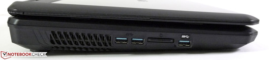 Links: 2x USB 3.0, Cardreader, 1x USB 3.0