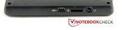 Links: micro-USB, microSD, Kopfhörer