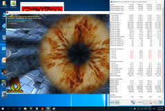 interne Werte während Furmark
