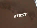 MSI Logo auf der Displayrückseite
