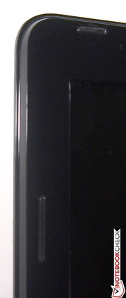 Abstandshalter am Display-Rand