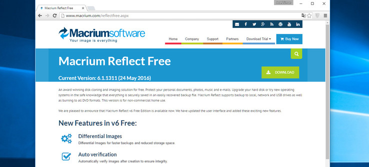 Schritt 1: Download und Installation der Backup Software