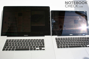 MBP 17 versus MB 2.0 Display