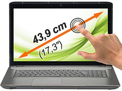 17,3-Zoll-Offensive: Medion verkauft Touch-Notebooks Akoya E7225T und E7227T