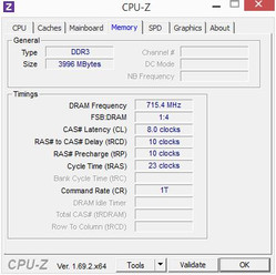CPU Z Memory