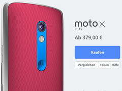 Motorola: Moto X Play über Moto Maker erhältlich