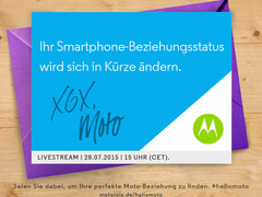Motorola: Livestream Event mit neuen Smartphones am 28. Juli