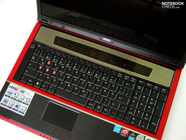 MSI GT725 Tastatur