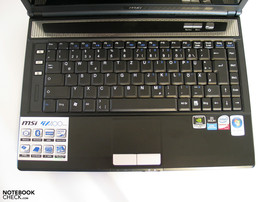 MSI GX400 Tastatur