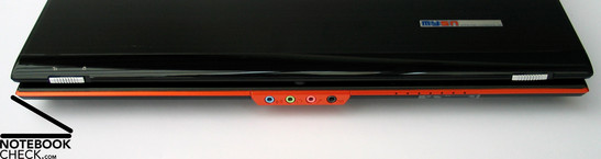 Vorderseite: Audio Ports