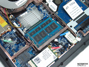 Bei Bedarf kann das Gerät auf bis zu 8GB DDR3 Arbeitsspeicher hochgerüstet werden.