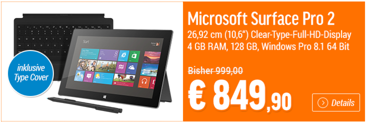 Microsoft Surface Pro 2