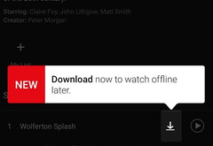 Der neue Download Button in Netflix ist nicht für alle Inhalte verfügbar.