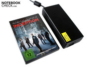 Die Länge des Netzteils entspricht einer DVD-Packung.
