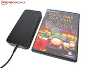 Das Netzteil ist weder klein noch riesig.