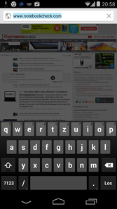 Die Tastatur unter Android 4.4.