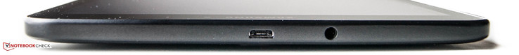 oben: USB-Anschluss, Audio-Kombo