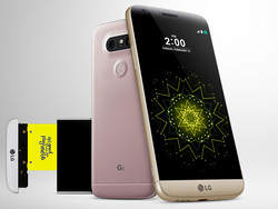 Das LG G5 ist in Silber, Titan, Rosa und Gold erhältlich.