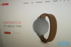Angebliches Bild einer Smartwatch von OnePlus, die nie auf den Markt kam.