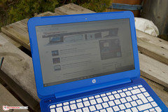 ... an der Displayhelligkeit.