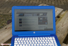 düstere Aussicht trotz mattem Panel