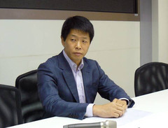 David Ku, Finanzchef bei MediaTek verkündet die stärkere Kooperation mit NavInfo 