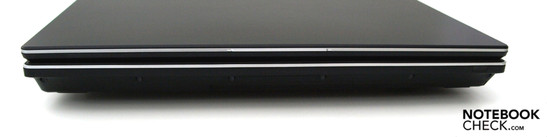 Frontseite: Keine Anschlüsse