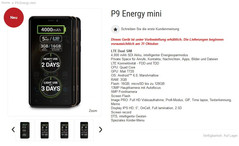 Specs Allview P9 Energy mini
