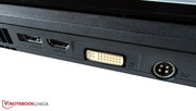 Externe Monitore werden digital per DVI oder HDMI angesteuert.