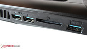 Drei USB-3.0-Ports würden wir als stattlich bezeichnen.