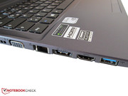 Für Maus-Nutzer ist die Anschlussanordnung nicht optimal.