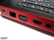 Externe Monitore lassen sich per VGA, HDMI oder (Mini-)DisplayPort anschließen.