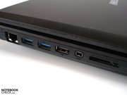 Zwei USB 3.0-Ports sorgen für einen überaus flotten Datentransfer.