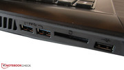 Insgesamt kann das Erazer X7813 mit fünf USB-Ports aufwarten.