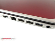 Ärgerlich: Dell spart beim RJ-45-Port (kein Gigabit-Lan).